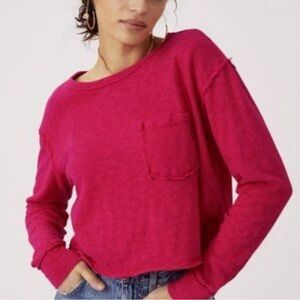 T. LA by Anthropologie Pink Knit Pullover